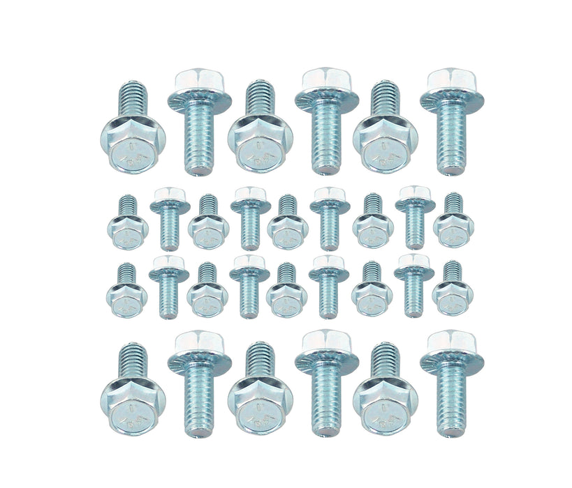 Mr Gasket 6087MRG Oil Pan Bolt Kit; 6 pc. 5/16 in.-18 x 0.75 in.; 18 pc. 1/4 in.-20 x 0.5 in.; - Truck Part Superstore