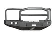 Road Armor 608R5B Stealth Winch Front Bumper; Lonestar Guard; Satin Black; Square Fog Light Holes; - Truck Part Superstore