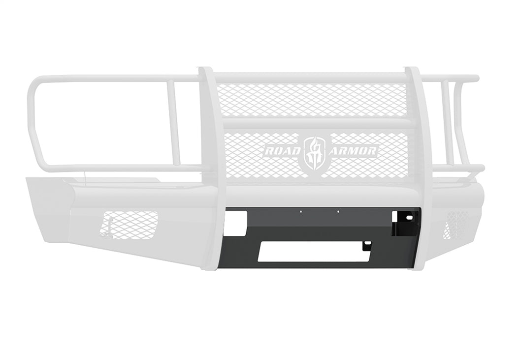 Road Armor 608V-NWP Vaquero Replacement Winch Mount Cover; Front; Satin Black; - Truck Part Superstore