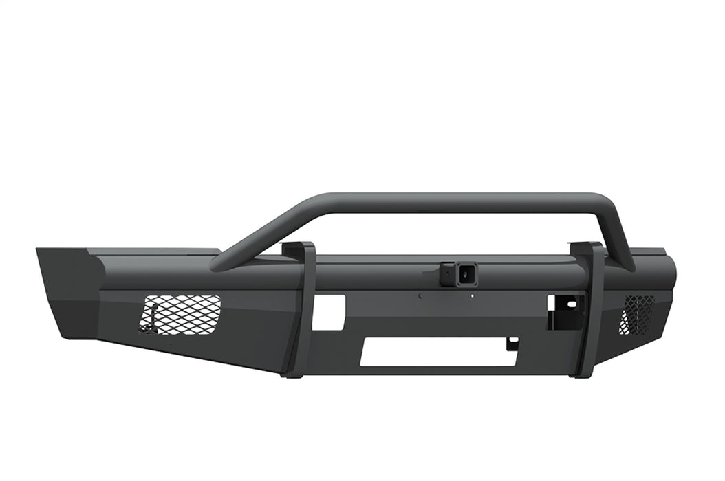 Road Armor 608VF24B Vaquero Non-Winch Front Bumper; Pre-Runner Guard; 2 in. Receiver; Satin Black; - Truck Part Superstore