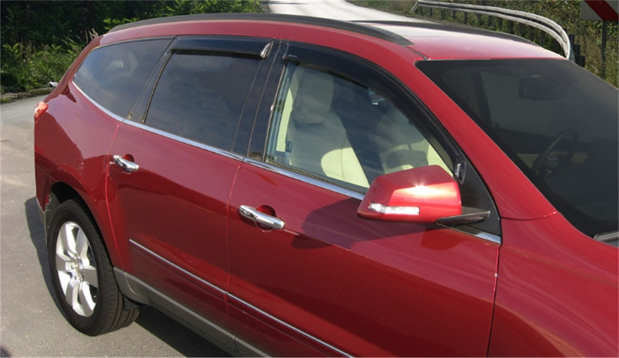 Stampede 6091-2 Tape-Onz™ Sidewind Deflector 4 pc.; Smoke; - Truck Part Superstore