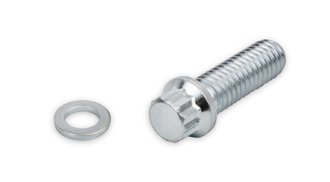 Mr Gasket 6091 Intake Manifold Bolts; 12 Point Small Head; 3/8 in.-16 x 1in.; w/Washers; - Truck Part Superstore