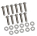 Mr Gasket 60920G Valley Pan Cover Bolt Set; Stainless Steel; 11 Button Style Bolts/Washers; - Truck Part Superstore