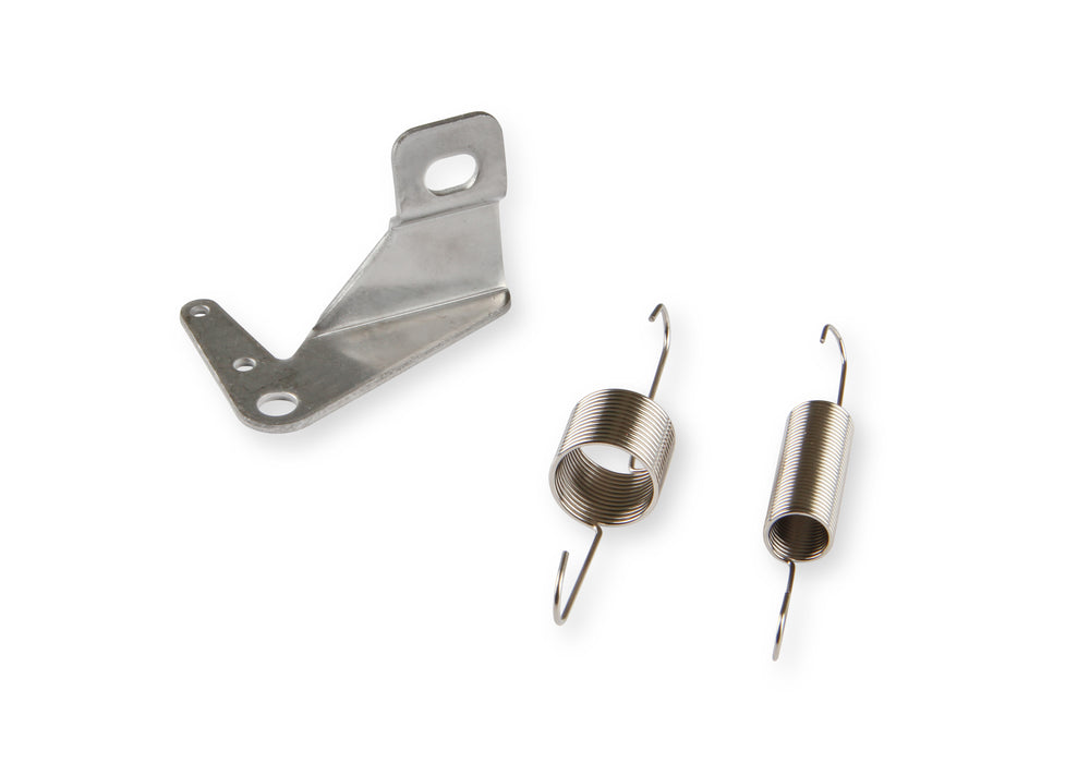 Mr Gasket 6092MRG Throttle Cable Bracket; Stainless Steel; w/Dual Nickel Plated Return Springs; - Truck Part Superstore