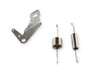 Mr Gasket 6092MRG Throttle Cable Bracket; Stainless Steel; w/Dual Nickel Plated Return Springs; - Truck Part Superstore