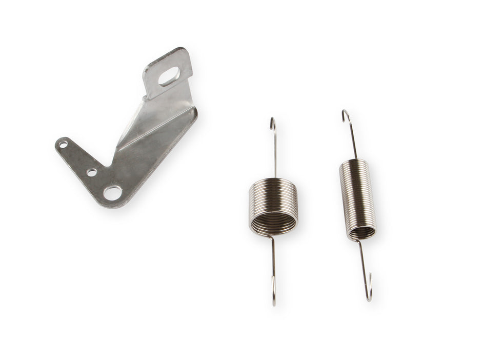 Mr Gasket 6092MRG Throttle Cable Bracket; Stainless Steel; w/Dual Nickel Plated Return Springs; - Truck Part Superstore