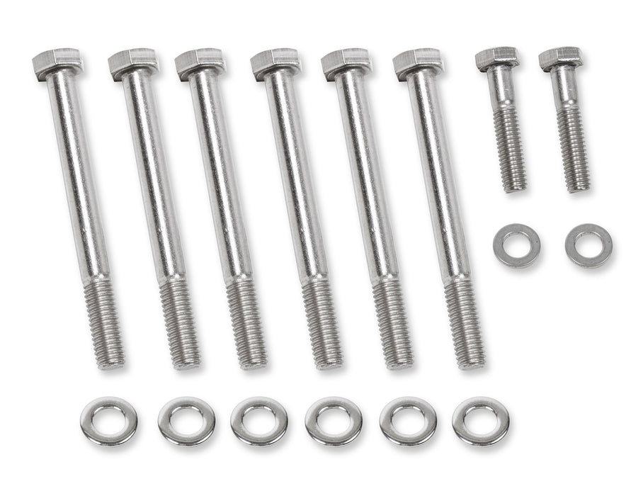 Mr Gasket 60931G Water Pump Bolts; 6 pc. M8-1.25 x 80mm; 2 pc. M6-1 x 20mm; Hex Head Bolts; - Truck Part Superstore