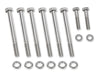Mr Gasket 60931G Water Pump Bolts; 6 pc. M8-1.25 x 80mm; 2 pc. M6-1 x 20mm; Hex Head Bolts; - Truck Part Superstore