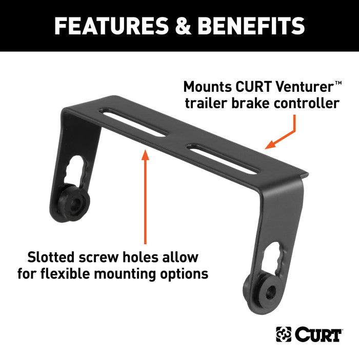 CURT 51114 CURT 51114 Venturer Trailer Brake Controller Mounting Bracket - Truck Part Superstore
