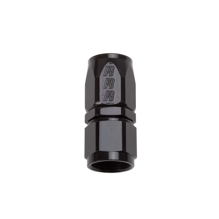 Russell 610015 Standard Radius Straight Full Flow Swivel Hose End; Black; -4AN; - Truck Part Superstore
