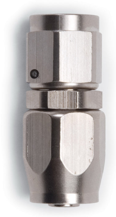 Russell 610021 Standard Radius Straight Full Flow Swivel Hose End; Endura; -6AN; - Truck Part Superstore