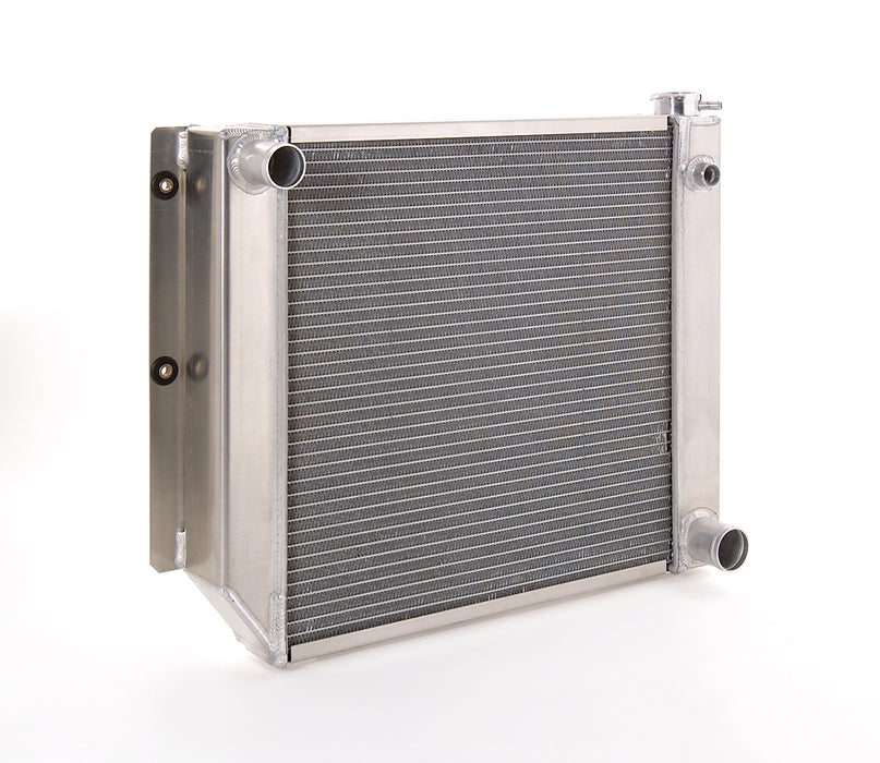Be Cool 61007 Radiator Factory-Fit Polished Finish for 87-04 Jeep Wrangler w/Std Trans Passenger Water Pump Outlet Be Cool Radiator - Truck Part Superstore
