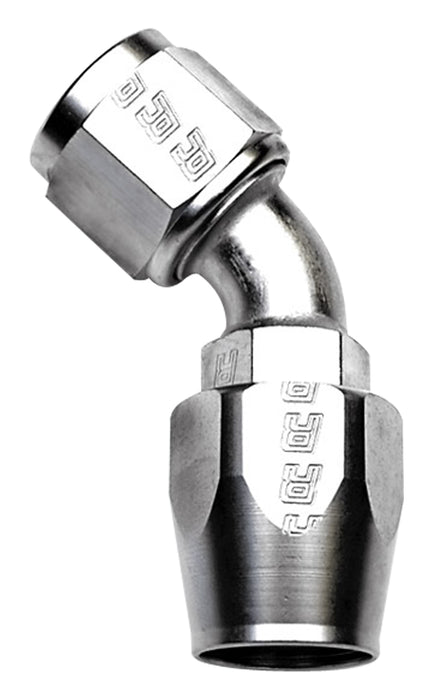 Russell 610111 Standard Radius Full Flow 45 Deg. Swivel Hose End; Endura; -10AN; - Truck Part Superstore