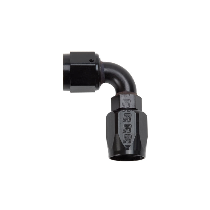 Russell 610175 Standard Radius Full Flow 90 Deg. Swivel Hose End; All Black Finish; -8AN; - Truck Part Superstore