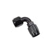 Russell 610175 Standard Radius Full Flow 90 Deg. Swivel Hose End; All Black Finish; -8AN; - Truck Part Superstore