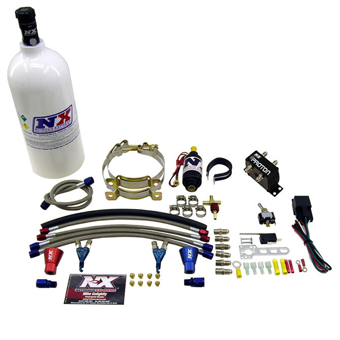 Nitrous Express 61026-2.5P TWO CYLINDER PROTON SYSTEM W 2.5 LB BOTTLE; 2.5LB - Truck Part Superstore