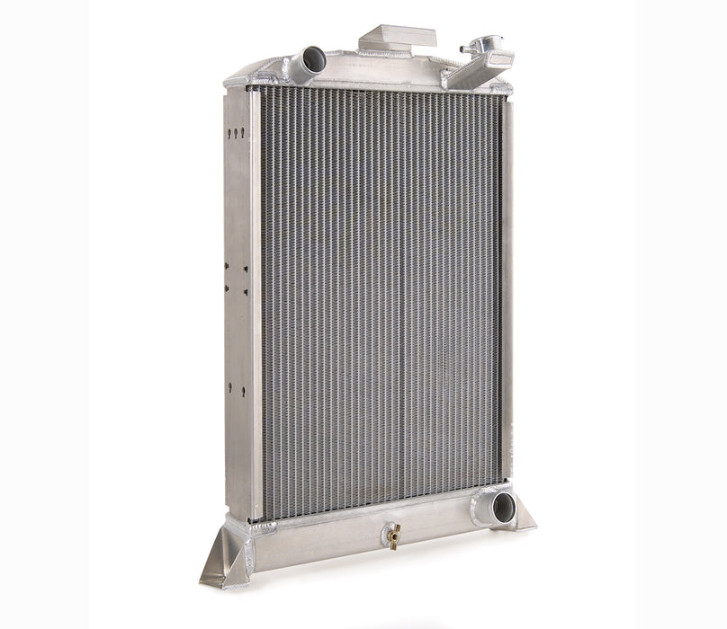 Be Cool 61034 Downflow Radiator Factory-Fit Polished Finish for 33-34 Ford Passenger w/Std Trans Be Cool Radiator - Truck Part Superstore