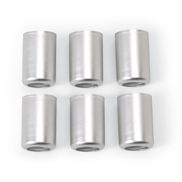 Russell 610382 ProClassic Replacement Crimp Collar; Ferrule; -10AN; Stainless Steel; 6 Pcs.; - Truck Part Superstore