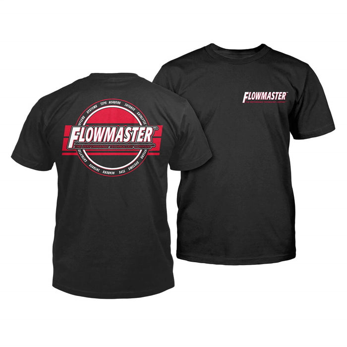 Flowmaster 610354 Technology Performance T-Shirt; Black; XX-Large; - Truck Part Superstore