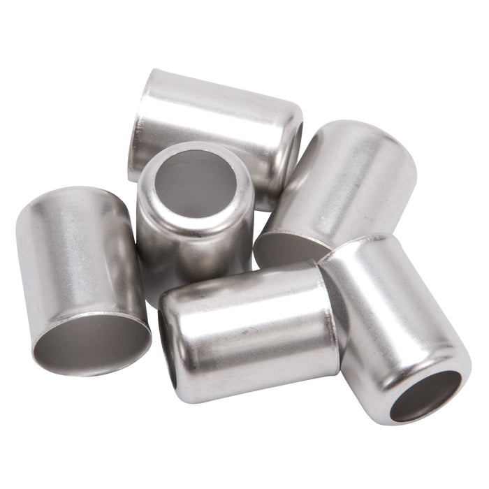 Russell 610372 ProClassic Replacement Crimp Collar; -8AN; Ferrule; Stainless Steel; 6 Pcs.; - Truck Part Superstore
