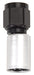 Russell 610403 Straight ProClassic Crimp On Hose End; Black/Silver; -4AN; - Truck Part Superstore