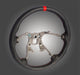 Grant 61050 Airbag Steering Wheel; Black Leather Wrapped; Red Center Marker And Stitching; - Truck Part Superstore