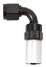 Russell 610543 Pro Classic 90 Deg. Crimp On Hose End; Black/Clear; -08AN; - Truck Part Superstore