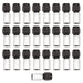 Russell 610588 Straight ProClassic Crimp On Hose End; Black/Clear; -10AN; 25 pc.; - Truck Part Superstore