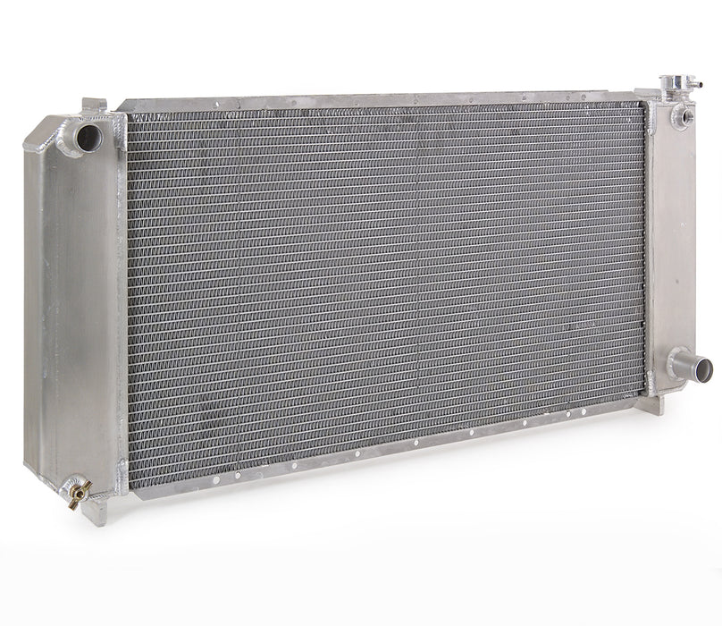 Be Cool 61069 Radiator Factory-Fit Polished Finish for 88-99 Chevrolet/GM C/K 1500/2500/3500 Pickups w/Std Trans Be Cool Radiator - Truck Part Superstore