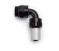 Russell 610810 Crimp On Hose End; -6 SAE Port Male To -6 Hose; 90 Degree; Black Anodized; - Truck Part Superstore