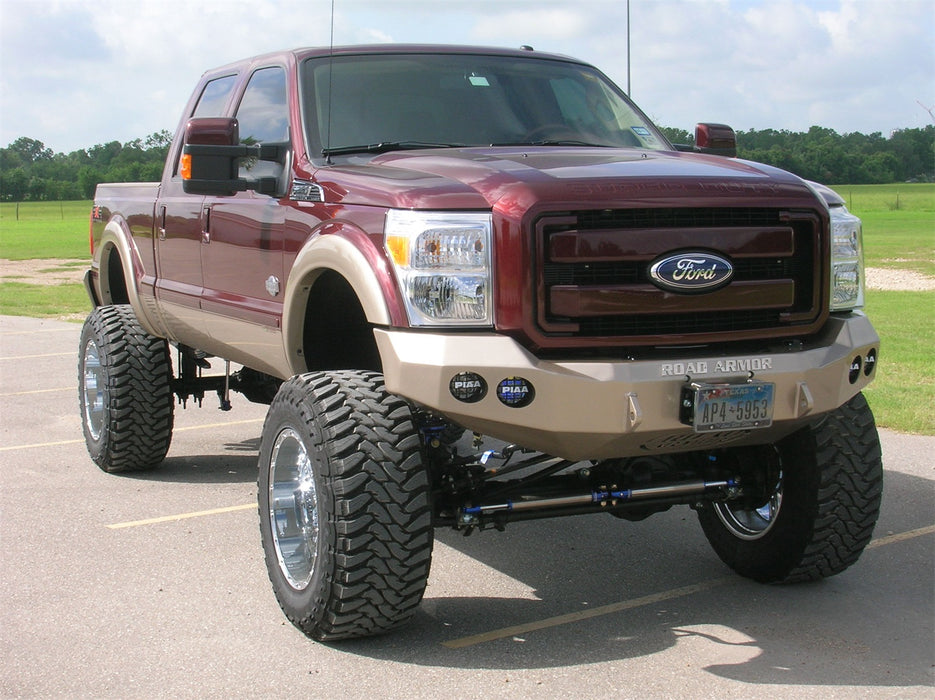 Road Armor 61100B Stealth Winch Front Bumper; Steel; Satin Black; - Truck Part Superstore