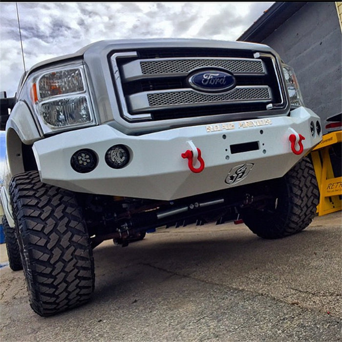 Road Armor 61100B Stealth Winch Front Bumper; Steel; Satin Black; - Truck Part Superstore