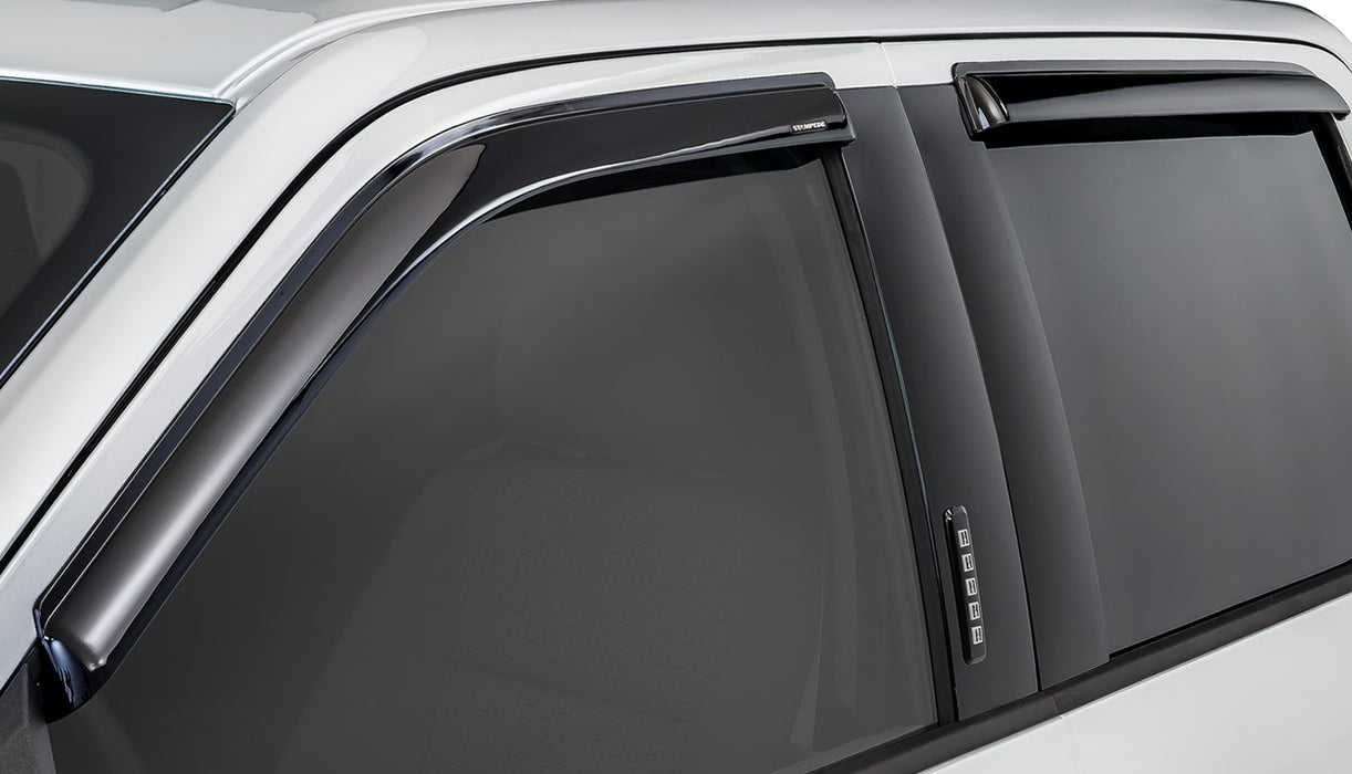 Stampede 61102-2 Tape-Onz™ Sidewind Deflector 4 pc.; Smoke; - Truck Part Superstore