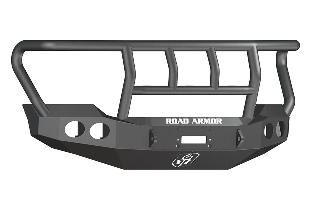 Road Armor 61102B Stealth Winch Front Bumper; Titan II Guard; Satin Black; - Truck Part Superstore