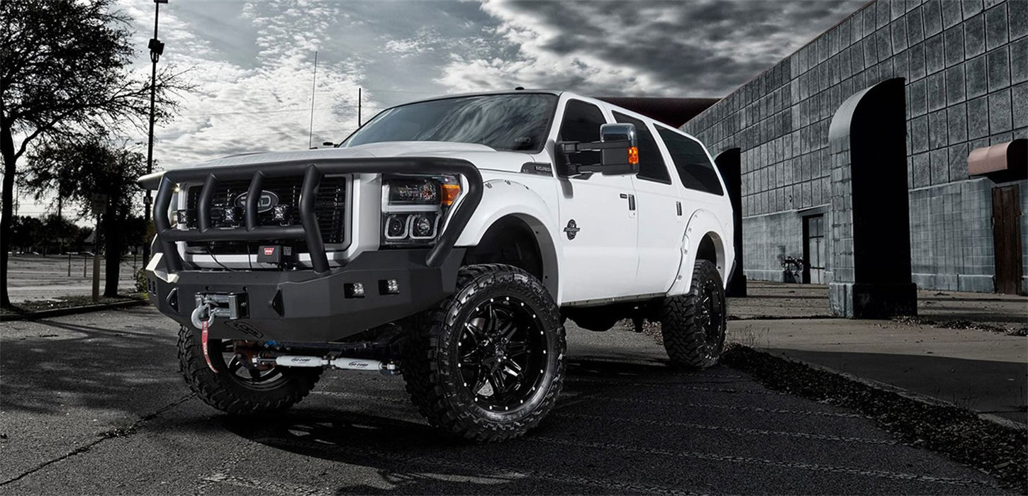 Road Armor 61102B Stealth Winch Front Bumper; Titan II Guard; Satin Black; - Truck Part Superstore