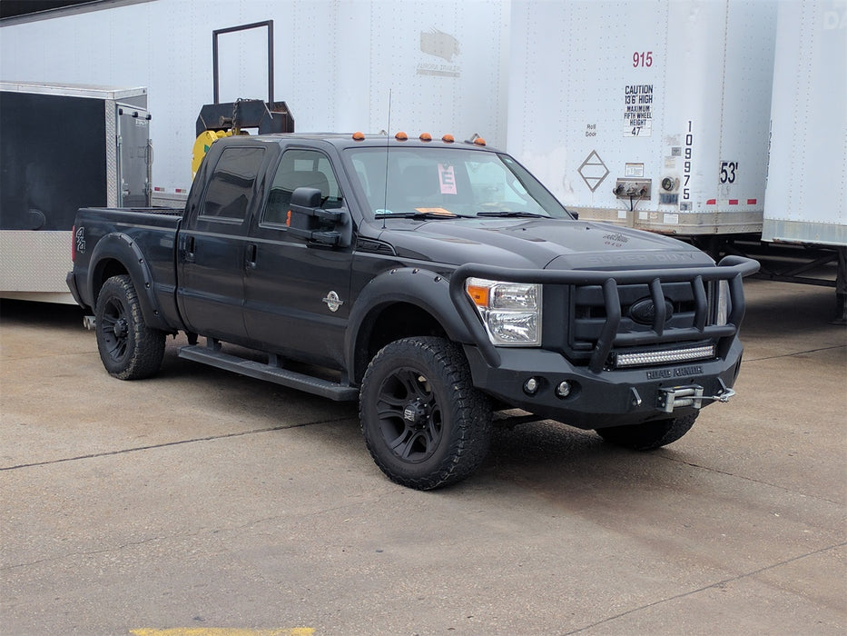 Road Armor 61102B Stealth Winch Front Bumper; Titan II Guard; Satin Black; - Truck Part Superstore