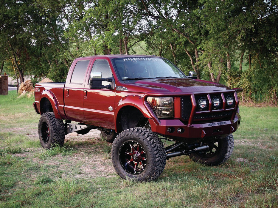 Road Armor 61102B Stealth Winch Front Bumper; Titan II Guard; Satin Black; - Truck Part Superstore