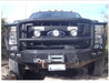 Road Armor 61105B Stealth Winch Front Bumper; Lonestar Guard; Satin Black; Round Fog Light Holes; - Truck Part Superstore