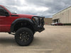 Road Armor 61105B Stealth Winch Front Bumper; Lonestar Guard; Satin Black; Round Fog Light Holes; - Truck Part Superstore