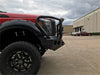 Road Armor 61105B Stealth Winch Front Bumper; Lonestar Guard; Satin Black; Round Fog Light Holes; - Truck Part Superstore