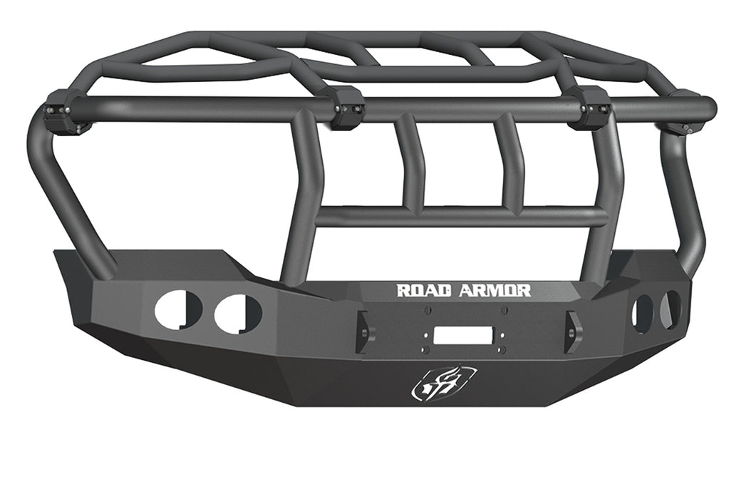 Road Armor 611403B Stealth Winch Front Bumper; Intimidator; Steel; Satin Black; - Truck Part Superstore