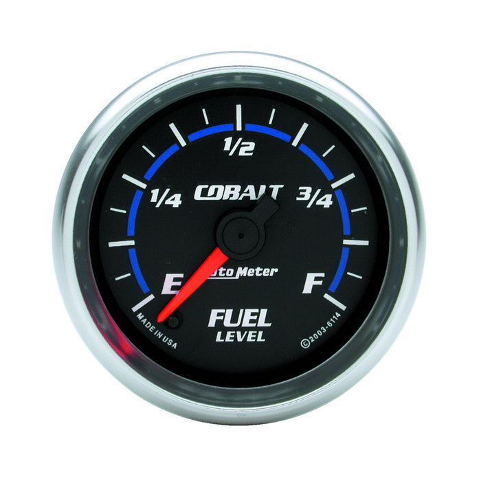 AutoMeter 6114 GAUGE; FUEL LEVEL; 2 1/16in.; 0-280O PROGRAMMABLE; COBALT - Truck Part Superstore