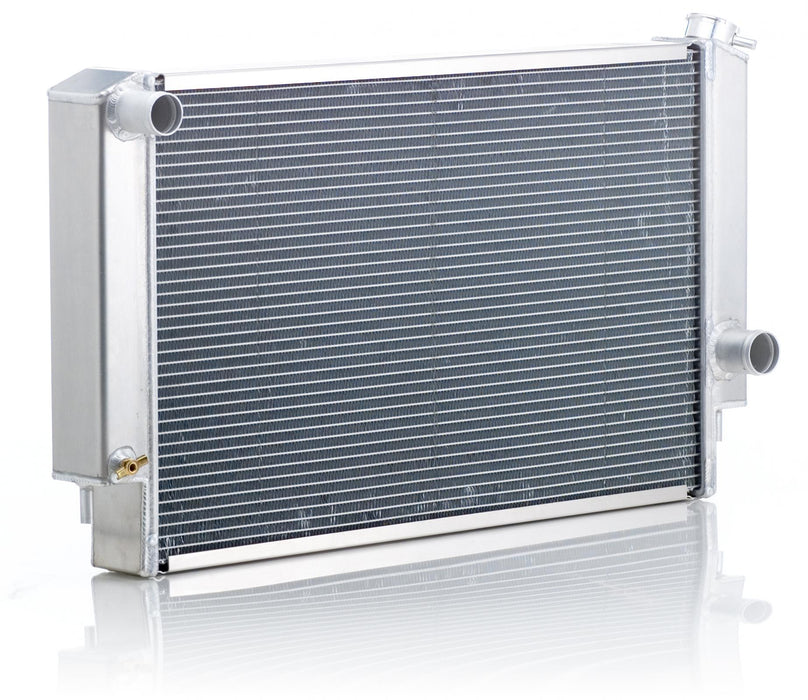 Be Cool 61173 Radiator Factory-Fit Polished Finish for 64-70 Dodge B-Body w/Std Trans Passenger Water Pump Outlet 33 Inch W Be Cool Radiator - Truck Part Superstore