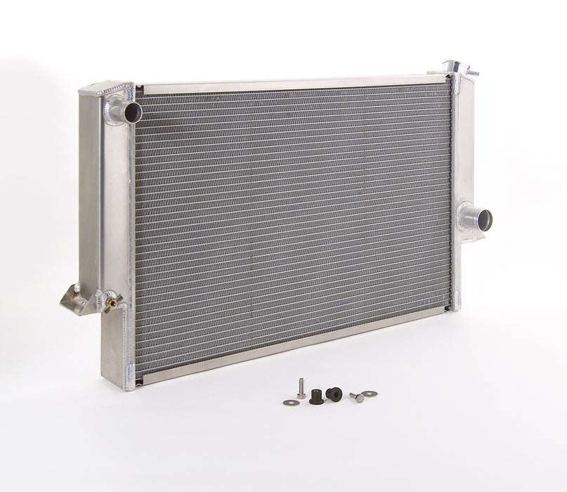 Be Cool 61177 Radiator Factory-Fit Polished Finish for 70-74 Dodge E-Body w/Std Trans Passenger Water Pump Outlet 33 Inch W Be Cool Radiator - Truck Part Superstore