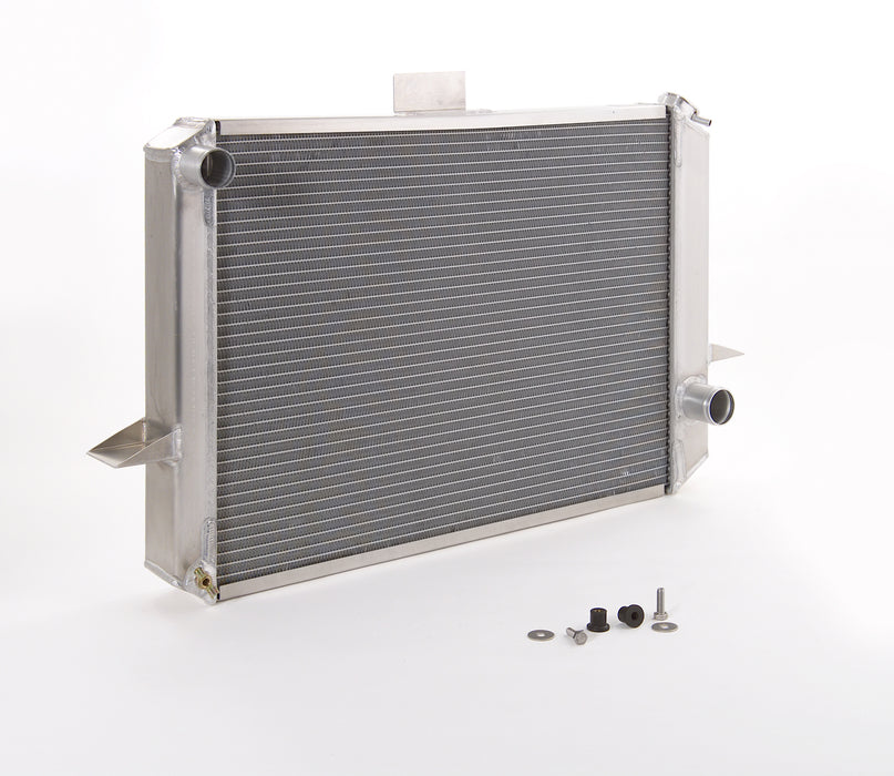 Be Cool 61179 Radiator Factory-Fit Polished Finish for 70-74 Dodge E-Body w/Std Trans Passenger Water Pump Outlet 29 Inch W Be Cool Radiator - Truck Part Superstore