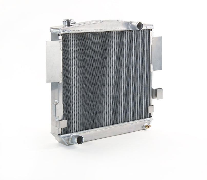 Be Cool 61191 Downflow Radiator Factory-Fit Polished Finish for 74-78 Ford Mustang II w/Std Trans Be Cool Radiator - Truck Part Superstore