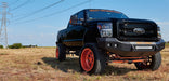 Road Armor 611R0B-NW Stealth Non-Winch Front Bumper; Satin Black; Square Fog Light Holes; - Truck Part Superstore