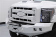 Road Armor 611R0B Stealth Winch Front Bumper; Satin Black; Square Fog Light Holes; - Truck Part Superstore