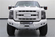 Road Armor 611R0B Stealth Winch Front Bumper; Satin Black; Square Fog Light Holes; - Truck Part Superstore