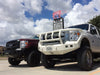 Road Armor 611R2B Stealth Winch Front Bumper; Titan II Guard; Satin Black; Square Fog Light Holes; - Truck Part Superstore
